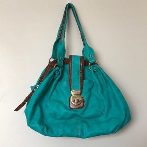 Teal purse